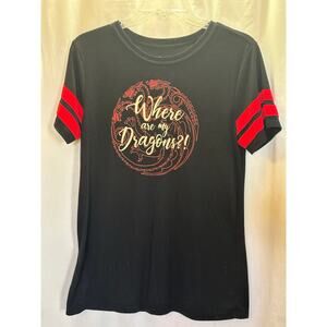 Game of Thrones “Where Are My Dragons?!” Graphic Tee – Size M